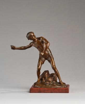 Hans Müller (Österreich, 1873-1937), Bronzefigur eines Sportlers, Österreich, um 1920/30 - Kleinode des Jugendstils & Angewandte Kunst des 20. Jahrhunderts