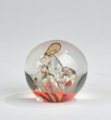 Helmut W. Hundstorfer (born in Linz in 1947), a glass sphere (paperweight) - Secese a umění 20. století