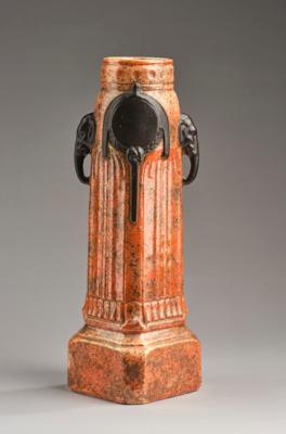 A tall vase with moulded elephant heads, c. 1930 - Secese a umění 20. století