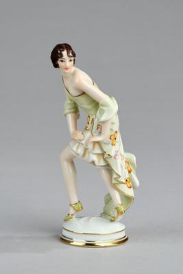 Mathilde Szendrö-Jaksch, "Rikki Raab", model number 1636, designed in 1929, executed by Vienna Porcelain Manufactory Augarten, after 1945 - Jugendstil e arte applicata del XX secolo