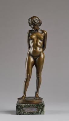 Matscheku (bzw. Matscheko), Bronzefigur einer unbekleideten Frauenfigur, 1920 - Jugendstil e arte applicata del XX secolo