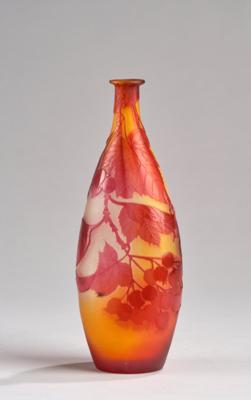 Vase "Groseilles", Emile Gallé, Nancy, 1905-08 - Secese a umění 20. století