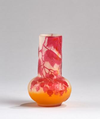 A vase “Groseilles”, Emile Gallé, Nancy, 1905-08 - Secese a umění 20. století