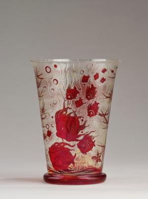 Vase im Art Déco Stil mit Unterwasserdekor, um 1920 - Secese a umění 20. století