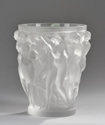 Vase, Modell: "Bacchantes", Entwurf: 22. Juli, 1927, René Lalique, Wingen-sur-Moder - Secese a umění 20. století