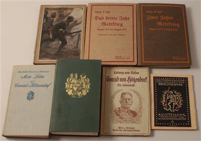 Konvolut von 5 Büchern und 2 Broschüren: - Armi d'epoca, uniformi e militaria