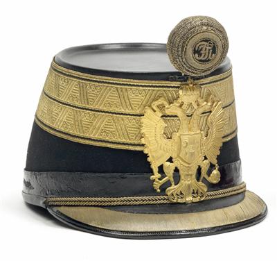 Österreichischer Infanterieoffizierstschako - Armi d'epoca, uniformi e militaria