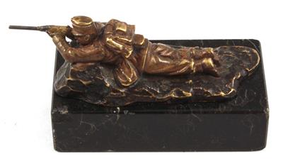 Kleine Bronzefigurine - Armi d'epoca, uniformi e militaria