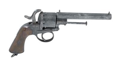 Lefaucheux-Revolver, - Historische Waffen, Uniformen, Militaria