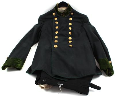 Rock und Hose zur Galauniform eines österreichischen Bundesbeamten - Armi d'epoca, uniformi e militaria