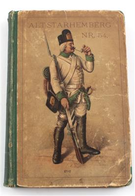 Buch 'Geschichte des k. u. k. Infanterie-Regimentes Alt-Starhemberg Nr. 54', - Armi d'epoca, uniformi e militaria