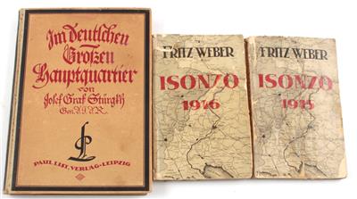 Konvolut von zwei Broschüren und einem kartonierten Buch: - Armi d'epoca, uniformi e militaria