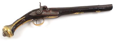 Perkussionspistole, - Antique Arms, Uniforms and Militaria