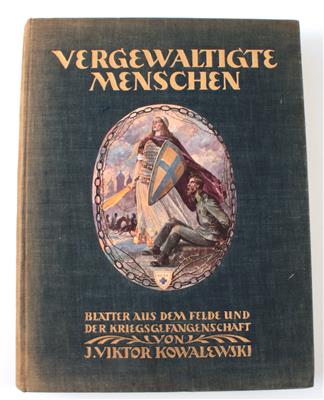 Buch 'Vergewaltigte Menschen - Blätter aus dem Felde und der Kriegsgefangenschaft', - Historische Waffen, Uniformen, Militaria