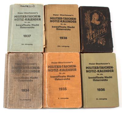 Konvolut von fünf Jahrgängen (1934, 1935, 1936, 1937,1938) - Historische Waffen, Uniformen, Militaria