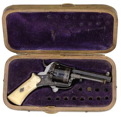 Lefaucheux-Revolver, - Historische Waffen, Uniformen, Militaria