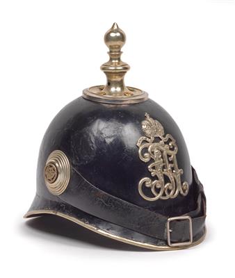 Helm für Mannschaften der k. k. Wiener Sicherheitswache - Antique Arms, Uniforms and Militaria