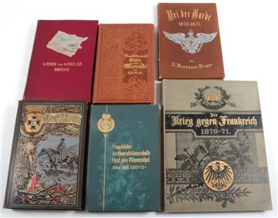 Konvolut von sechs Büchern zur preußischen und deutschen Militärgeschichte: - Armi d'epoca, uniformi e militaria