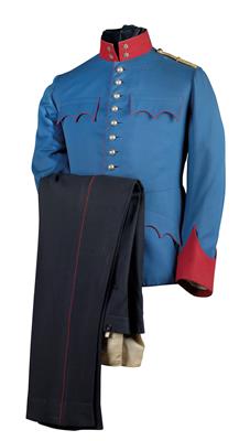 Komplette Uniform eines Oberleutnants des k. k. Landwehr-Ulanen-Regiments Nr. 2 - Starožitné zbraně