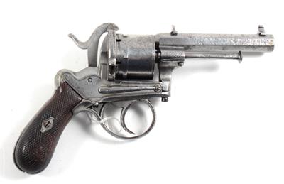 Lefaucheux-Revolver, - Historische Waffen, Uniformen, Militaria