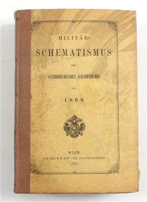 Militär-Schematismus des Österreichischen Kaiserthumes für 1868 - Antique Arms, Uniforms and Militaria