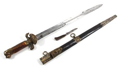 A hunting cutlass, - Armi d'epoca, uniformi e militaria