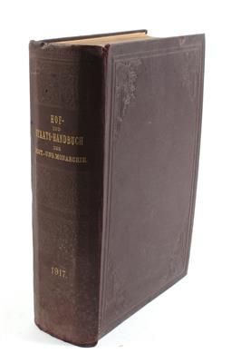 Hof- und Staats-Handbuch der Österreichisch-Ungarischen Monarchie für das Jahr 1917, - Armi d'epoca, uniformi e militaria