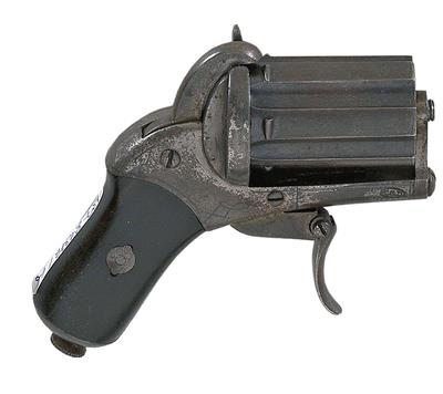 A Lefaucheux hand revolver, - Armi d'epoca, uniformi e militaria