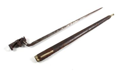 An Austrian spike bayonet, - Antique Arms, Uniforms and Militaria