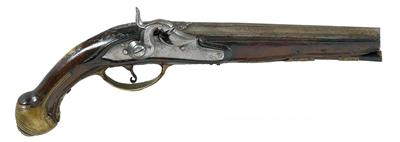 A percussion-cap pistol, - Armi d'epoca, uniformi e militaria