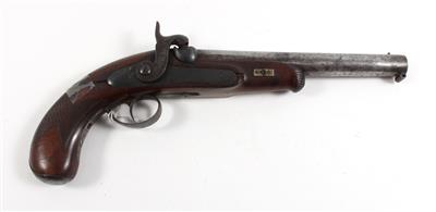 A percussion-cap pistol, - Armi d'epoca, uniformi e militaria