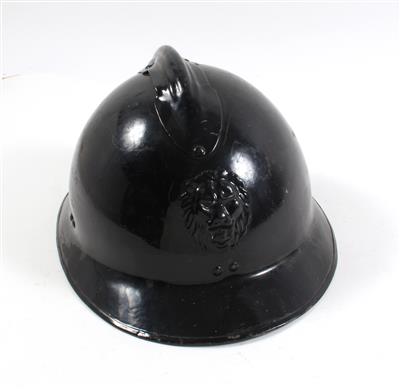 A steel Adrian model helmet, - Antique Arms, Uniforms and Militaria