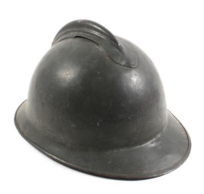 A steel Adrian model helmet, - Starožitné zbraně