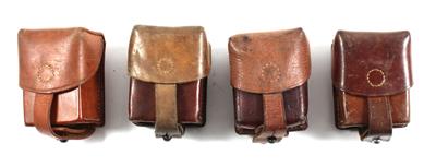 Four one-piece cartridge bags - Armi d'epoca, uniformi e militaria