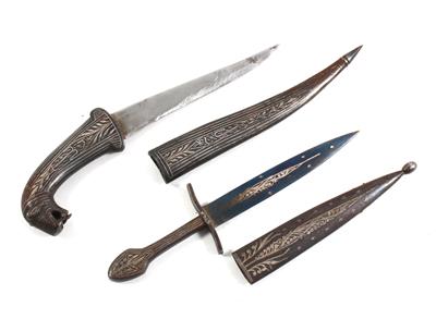 Two miniature daggers, - Antique Arms, Uniforms and Militaria