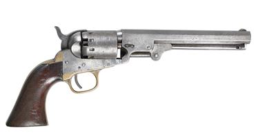 Perkussionsrevolver Manhattan, - Historische Waffen, Militaria, Schwerpunkt Österreich (Ungarn) und Kronländer vom 15. Bis zum 20. Jh.