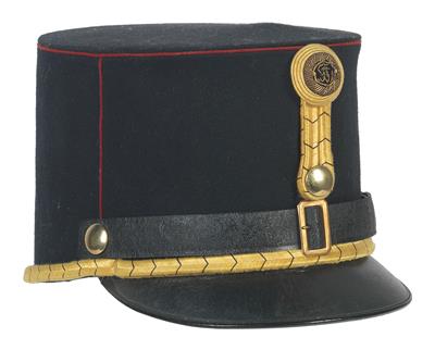 Schwarze steife Kappe - Armi d'epoca, uniformi e militaria