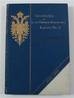 Geschichte des k. und k. Uhlanen-Regiments Kaiser Nr.4 - Starožitné zbraně