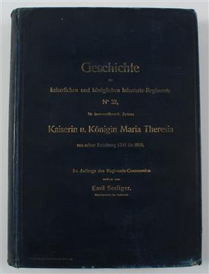 Geschichte des kaiserlichen und königlichen Infanterie-Regiments No 32 Kaiserin und Königin Maria Theresia - Armi d'epoca, uniformi e militaria