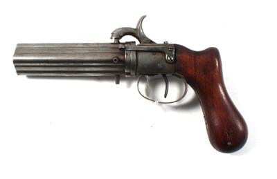 Perkussions-Bündelrevolver, - Antique Arms, Uniforms and Militaria