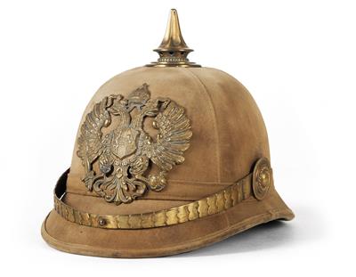 Korkhelm für Mannschaften der k. k. Gendarmerie M.1902 - Antique Arms, Uniforms and Militaria