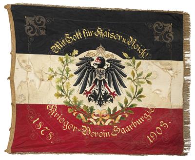 Kriegervereinsfahne Saarburg - Armi d'epoca, uniformi e militaria
