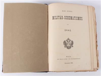 Kais. Königl. Militär-Schematismus für 1882, - Historische Waffen, Uniformen, Militaria