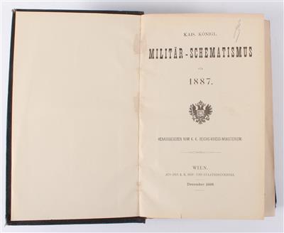 Kais. Königl. Militär-Schematismus für 1887, - Historische Waffen, Uniformen, Militaria