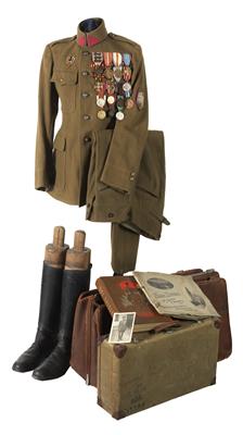 Uniformnachlaß Tschechische Legion 1. WK (31 teilig) - Antique Arms, Uniforms and Militaria