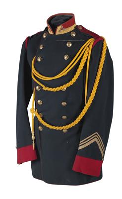 Waffenrock für einen Vizewachtmeister der k. k. Landesgendarmerie, - Armi d'epoca, uniformi e militaria