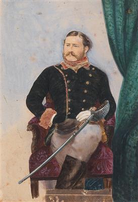 Künstler um 1850, - Armi d'epoca, uniformi e militaria