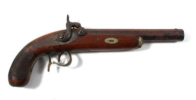 Perkussionspistole, - Antique Arms, Uniforms and Militaria