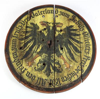 Schützenscheibe, - Antique Arms, Uniforms and Militaria
