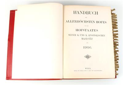 Handbuch des Allerhöchsten Hofes - Historische Waffen, Uniformen, Militaria